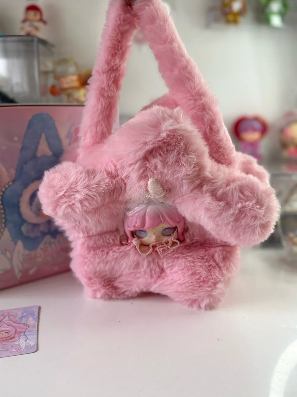 May Tree Dumia God of love Plush Doll Handbag  - Cute Unicorn Face. Confirmed.